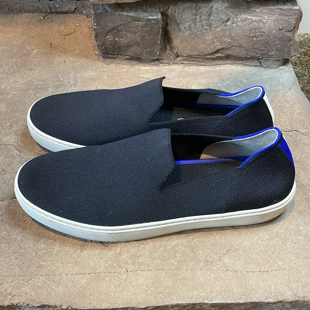Rothy’s Size 10.5 Women’s Black Slip On Sneaker - Picture 5 of 8